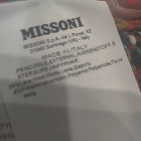 Missoni sweater size 42 new oversized $1790 - Picture 3 of 5
